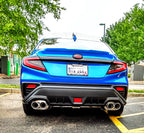Invidia Q300 Catback Exhaust with Quad Stainless Steel Tips for Subaru WRX 2022+