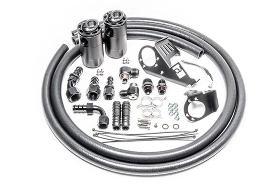 Radium Engineering Fluid Lock Dual Catch Can Kit Subaru WRX 2022+