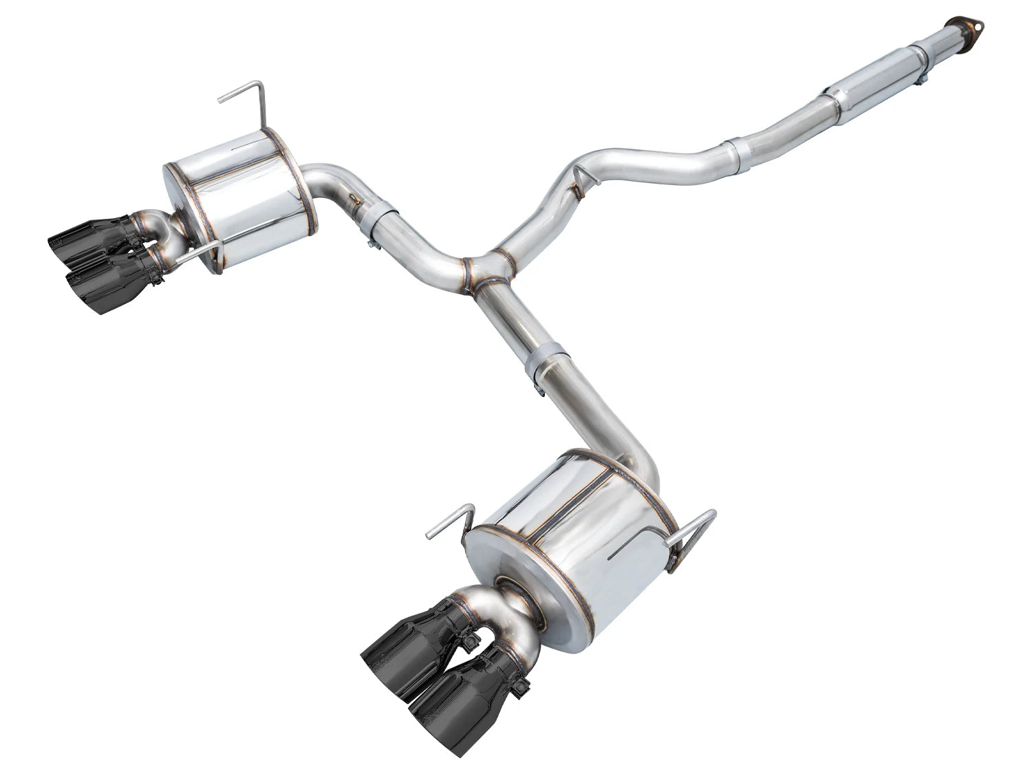 AWE Tuning Touring Edition 3" Cat Back Exhaust for Subaru WRX 2022-2025 - 4" Black Tips