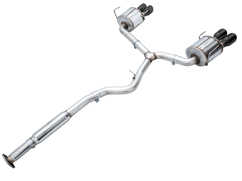 AWE Tuning Touring Edition 3" Cat Back Exhaust for Subaru WRX 2022-2025 - 4" Black Tips