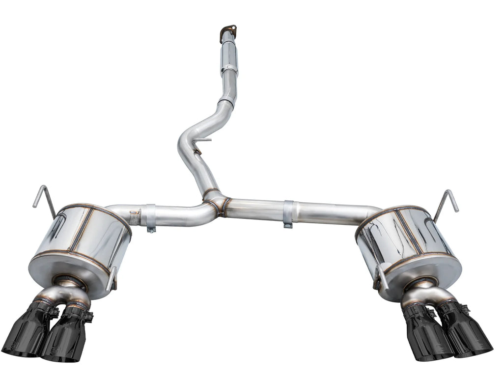 AWE Tuning Touring Edition 3" Cat Back Exhaust for Subaru WRX 2022-2025 - 4" Black Tips