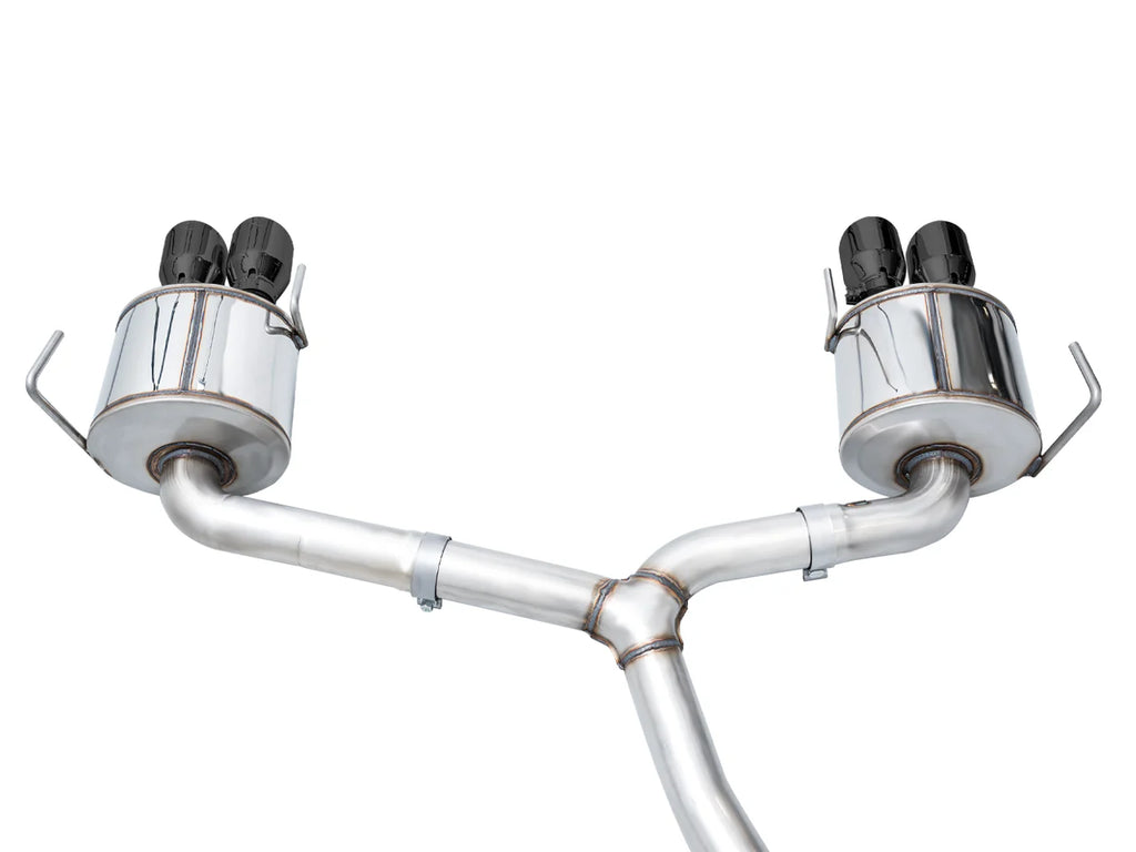 AWE Tuning Touring Edition 3" Cat Back Exhaust for Subaru WRX 2022-2025 - 4" Black Tips