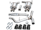 AWE Tuning Touring Edition 3" Cat Back Exhaust for Subaru WRX 2022-2025 - 4" Black Tips