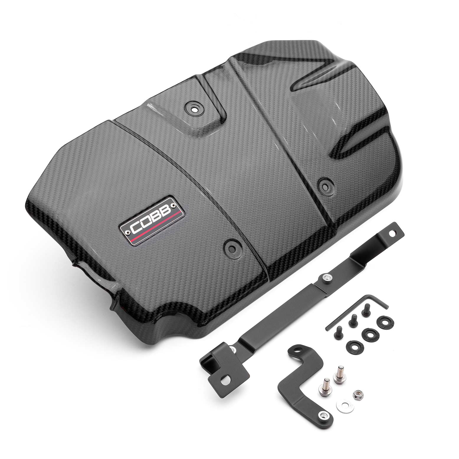 COBB Subaru Redline Gloss Carbon Fiber Engine Cover WRX 2022-2025