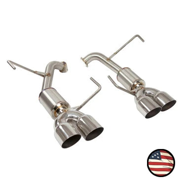 Nameless Axleback Exhaust - 2022+ Subaru WRX - 4" Muffler - 3.5" Single Wall Tips