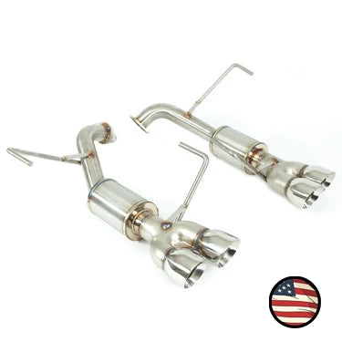 Nameless Axleback Exhaust - 2022+ Subaru WRX - 4" Muffler - 3" Double Wall Tips