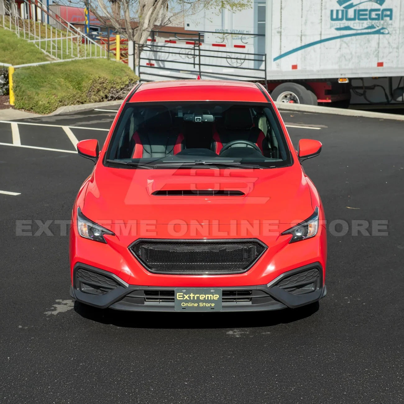 EOS 2022-Up Subaru WRX CS Carbon Fiber Front Mesh Grille Vent Cover