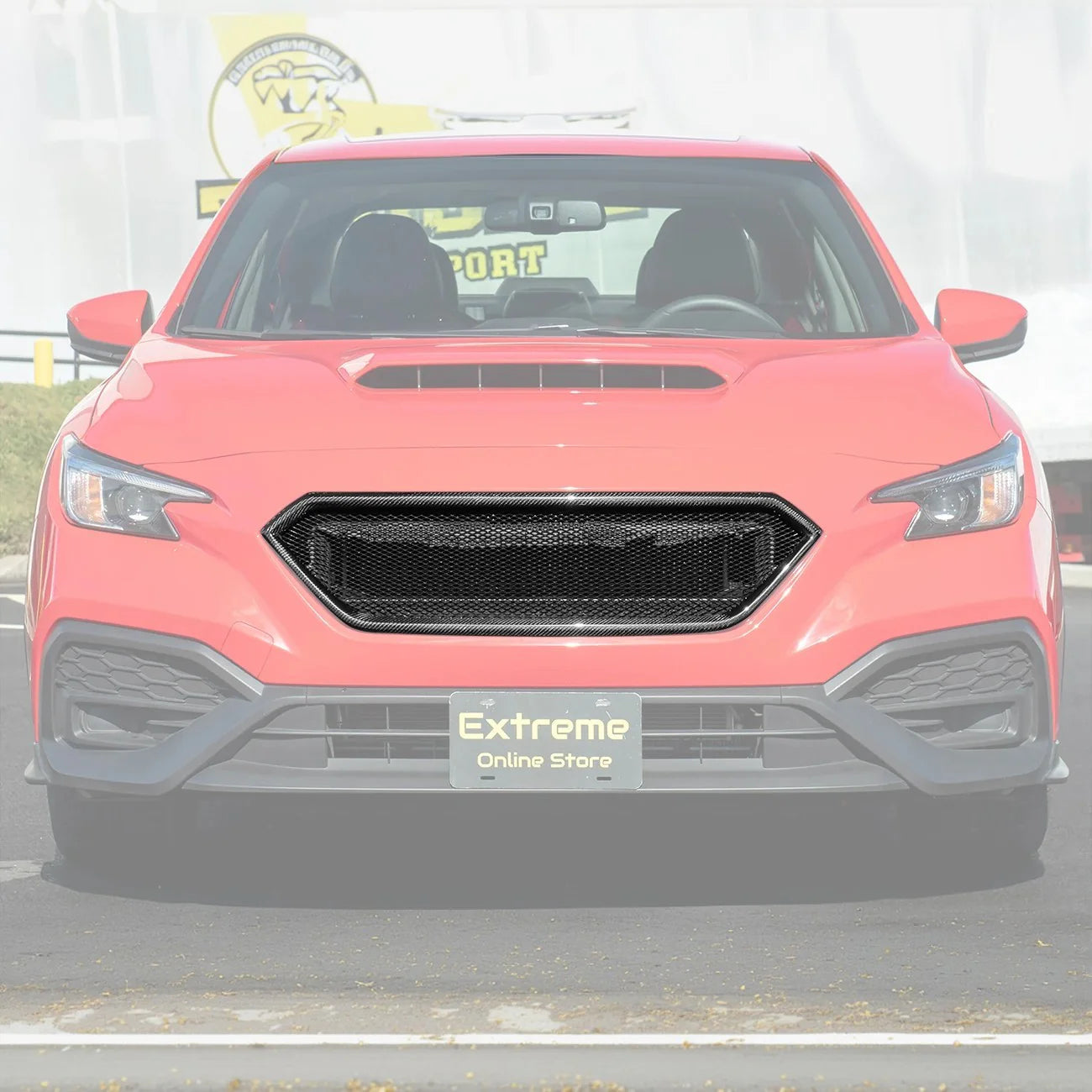 EOS 2022-Up Subaru WRX CS Carbon Fiber Front Mesh Grille Vent Cover