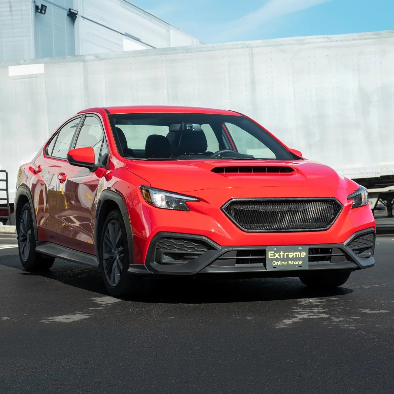 EOS 2022-Up Subaru WRX CS Carbon Fiber Front Mesh Grille Vent Cover