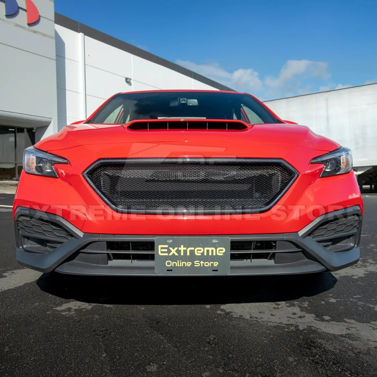 EOS 2022-Up Subaru WRX CS Carbon Fiber Front Mesh Grille Vent Cover