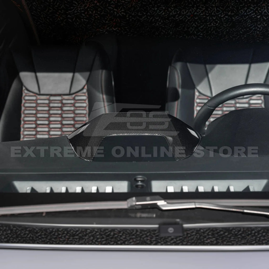 EOS Carbon Fiber Navigation Hood Carbon Fiber Overlay 2022+ Subaru WRX