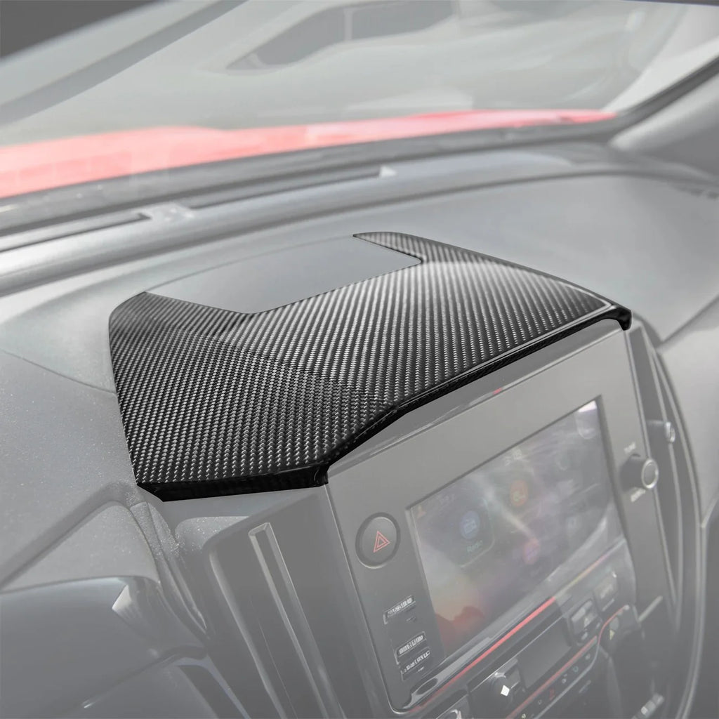 EOS Carbon Fiber Navigation Hood Carbon Fiber Overlay 2022+ Subaru WRX