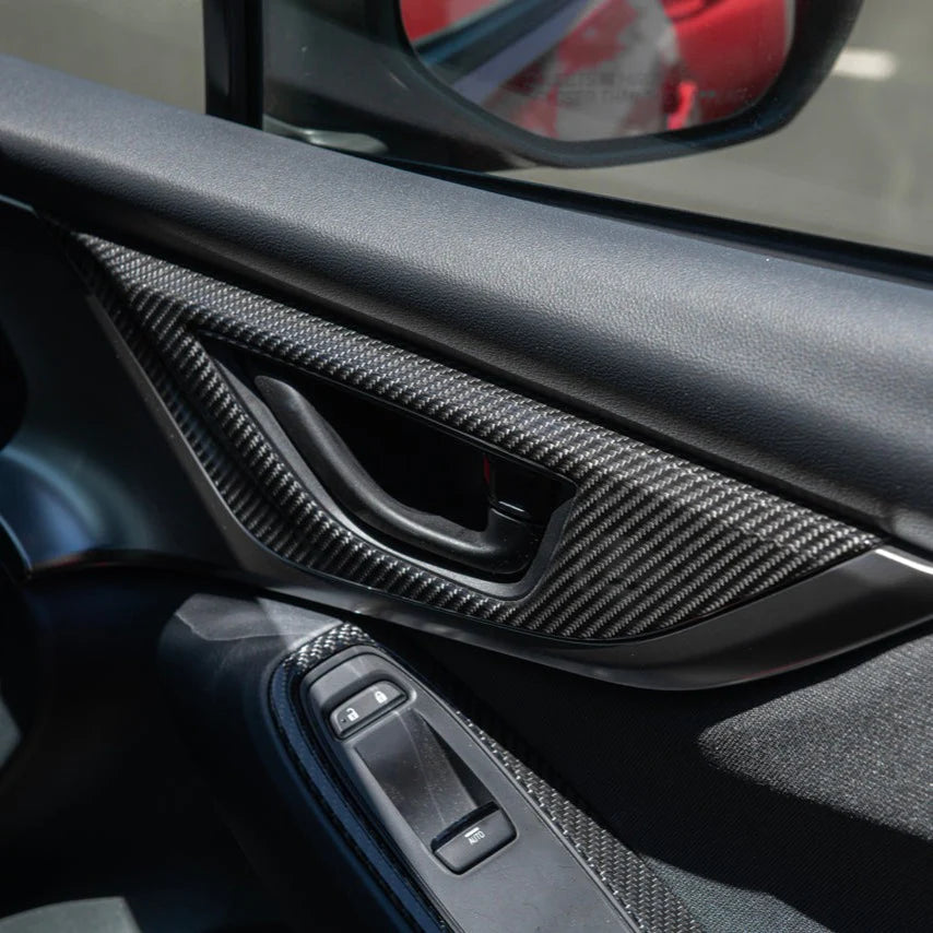 EOS Carbon Fiber Door Handle Overlays 2022+ Subaru WRX