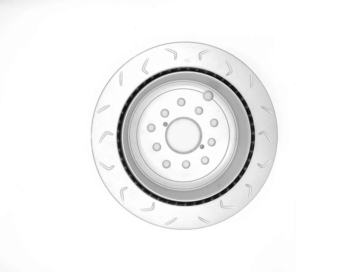 FactionFab Slotted Rear Rotor V2 Dual Drilled 5x100/114 Subaru WRX 2022+ 6MT