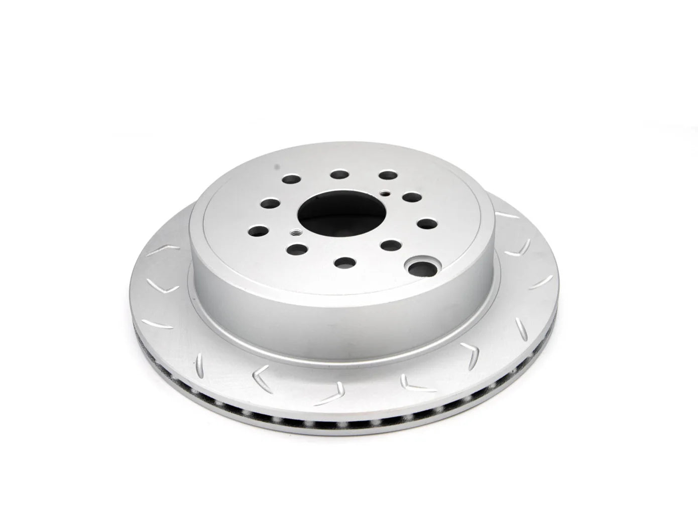 FactionFab Slotted Rear Rotor V2 Dual Drilled 5x100/114 Subaru WRX 2022+ 6MT