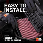 K&N High-Flow Original Lifetime Engine Air Filter - SUBARU WRX 2022+