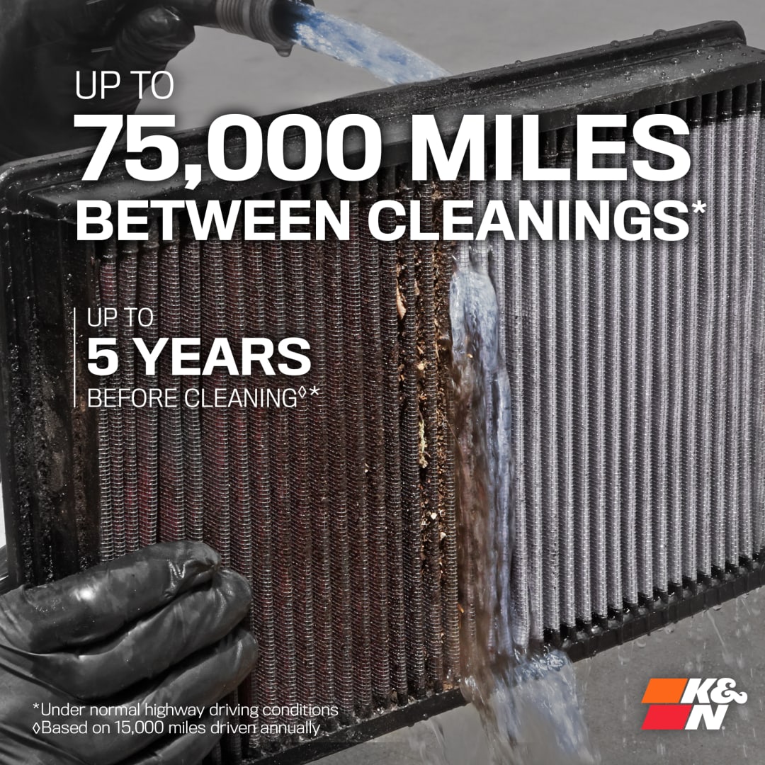 K&N High-Flow Original Lifetime Engine Air Filter - SUBARU WRX 2022+