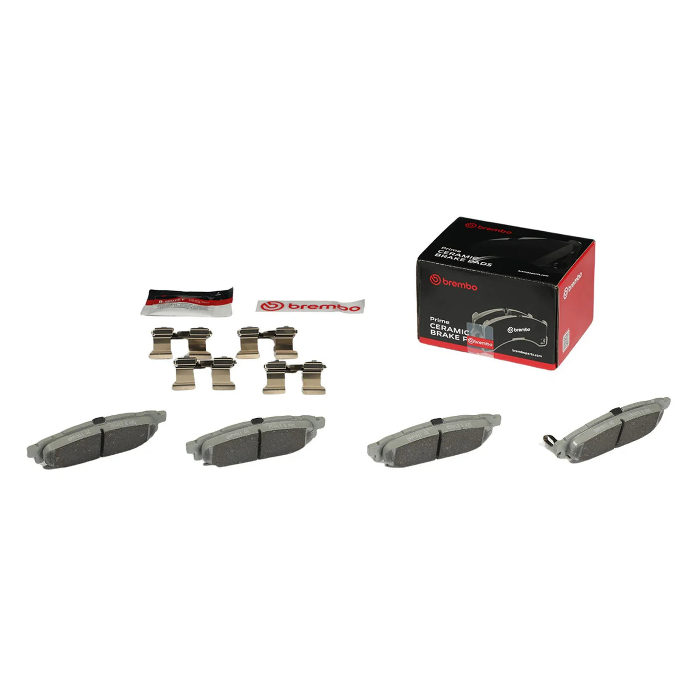 Brembo Prime Ceramic Rear Disc Brake Pad Set - P78020N
