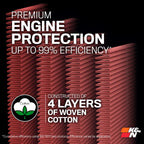 K&N High-Flow Original Lifetime Engine Air Filter - SUBARU WRX 2022+