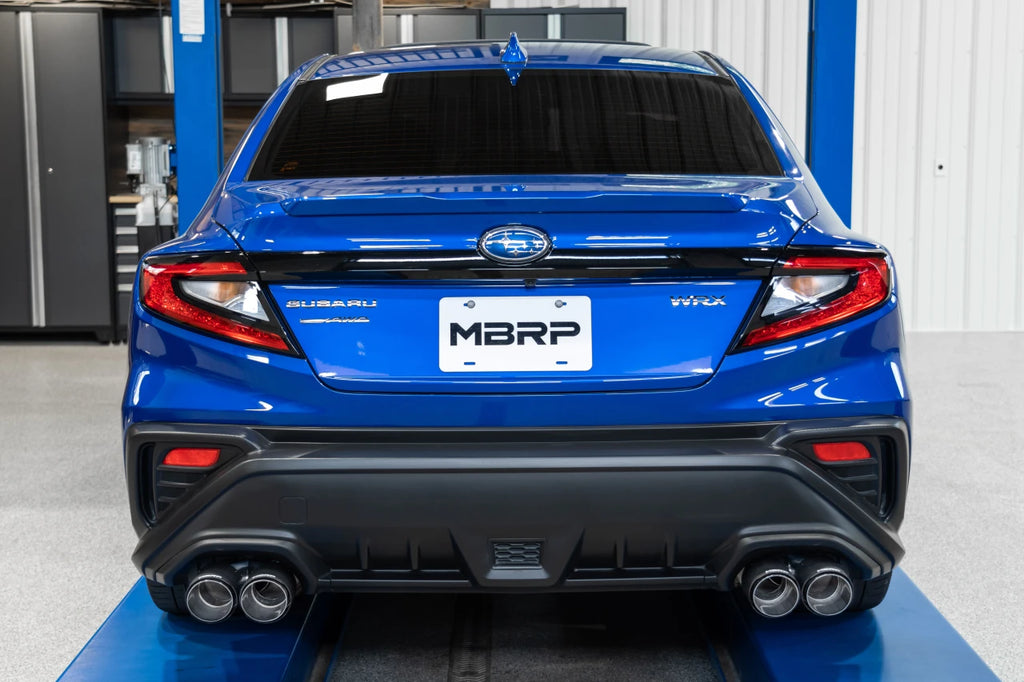 MBRP Armor Pro Series 3" Cat-Back Exhaust with Carbon Fiber Tips for Subaru WRX 2022-2025