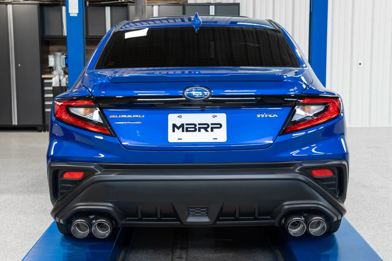 MBRP Armor Pro Series 3" Cat-Back Exhaust with Carbon Fiber Tips for Subaru WRX 2022-2025