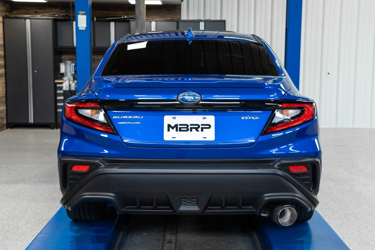 MBRP Cat-Back Exhaust System 3" Single Rear Exit 2022-2025 Subaru WRX (TIP OPTIONS)