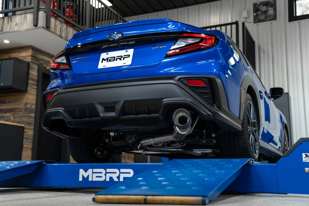 MBRP Cat-Back Exhaust System 3" Single Rear Exit 2022-2025 Subaru WRX (TIP OPTIONS)