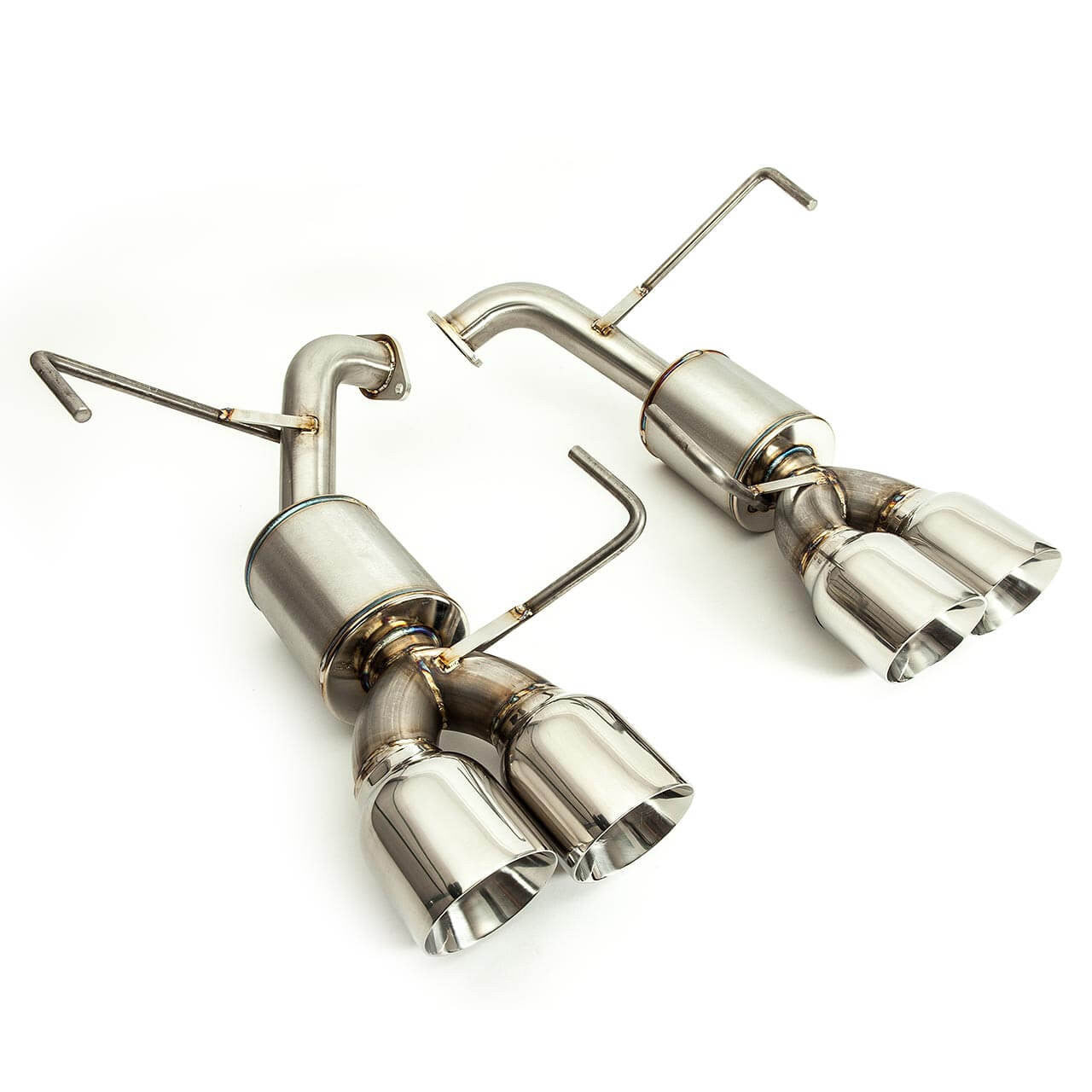 Nameless Axleback Exhaust - 2022+ Subaru WRX - 5" Muffler - 4" Double Wall Tips