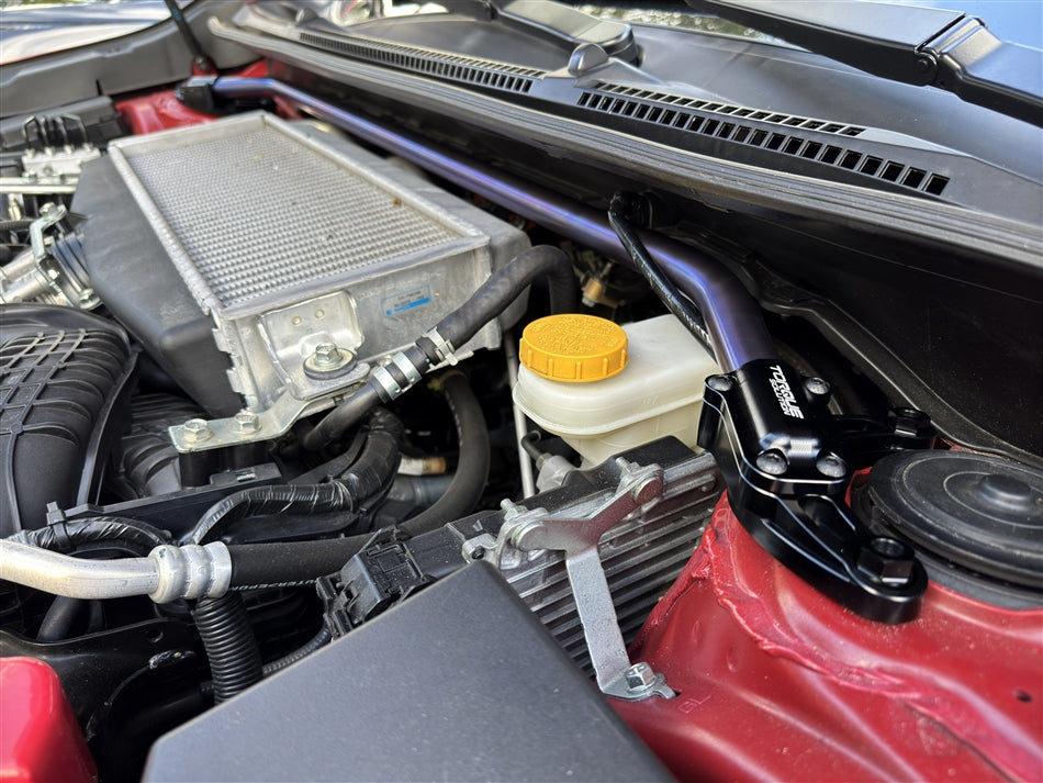 Torque Solution Titanium Front Strut Brace Subaru WRX 2022+