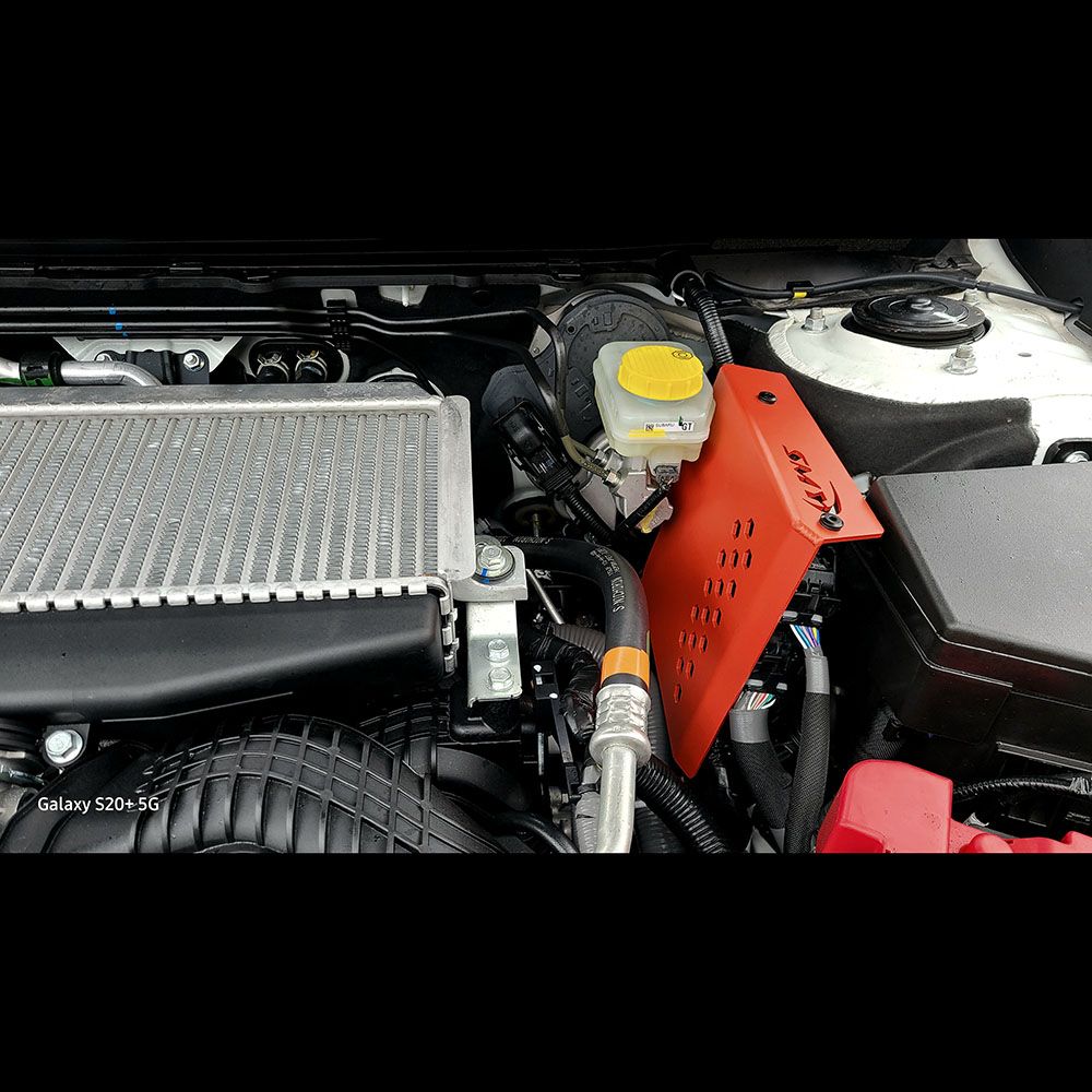 SMY ECU / ECM Protection Cover V2 Wrinkle Red Subaru 2022-2026 WRX