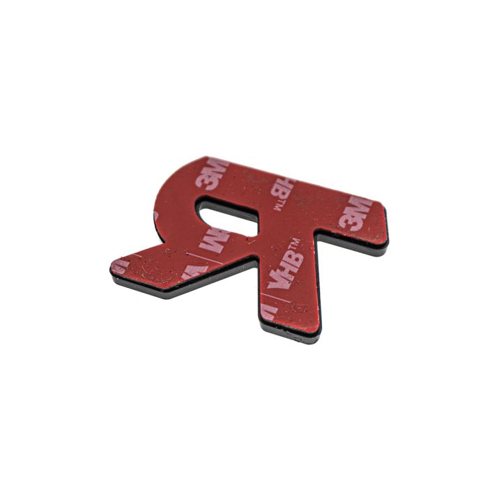 SMY Subaru TR "Tuner Ready" Trunk Badge White / Red Subaru 2022-2026 WRX