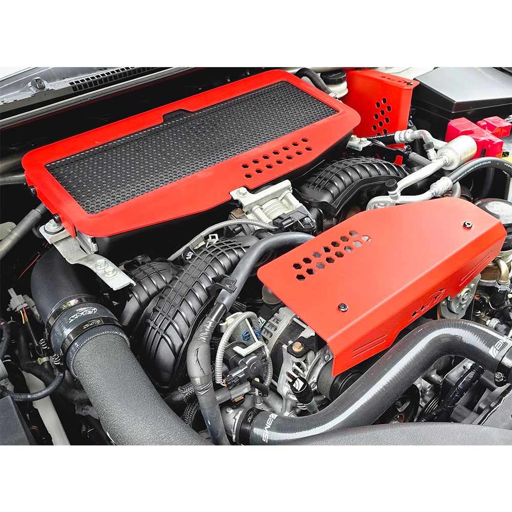SMY GODZILLA Cast Aluminum Top Mount Intercooler Pipe Red Subaru 2022-2026 WRX / Ascent / Outback / Legacy