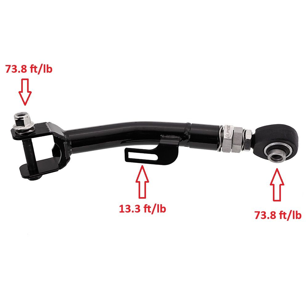SMY Stealth Heavy Duty Rear Trailing Arms Adjustable Subaru 2022-2026 WRX