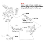 SMY Stealth 26mm Front and 24mm Rear Sway Bar w/ Endlinks & LCA Kit Lowered Subaru 2022-2026 WRX